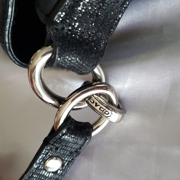 Gorgeous Coach Taylor Leather Handbag With Snakeprint Outline!! - Picture 13 of 15